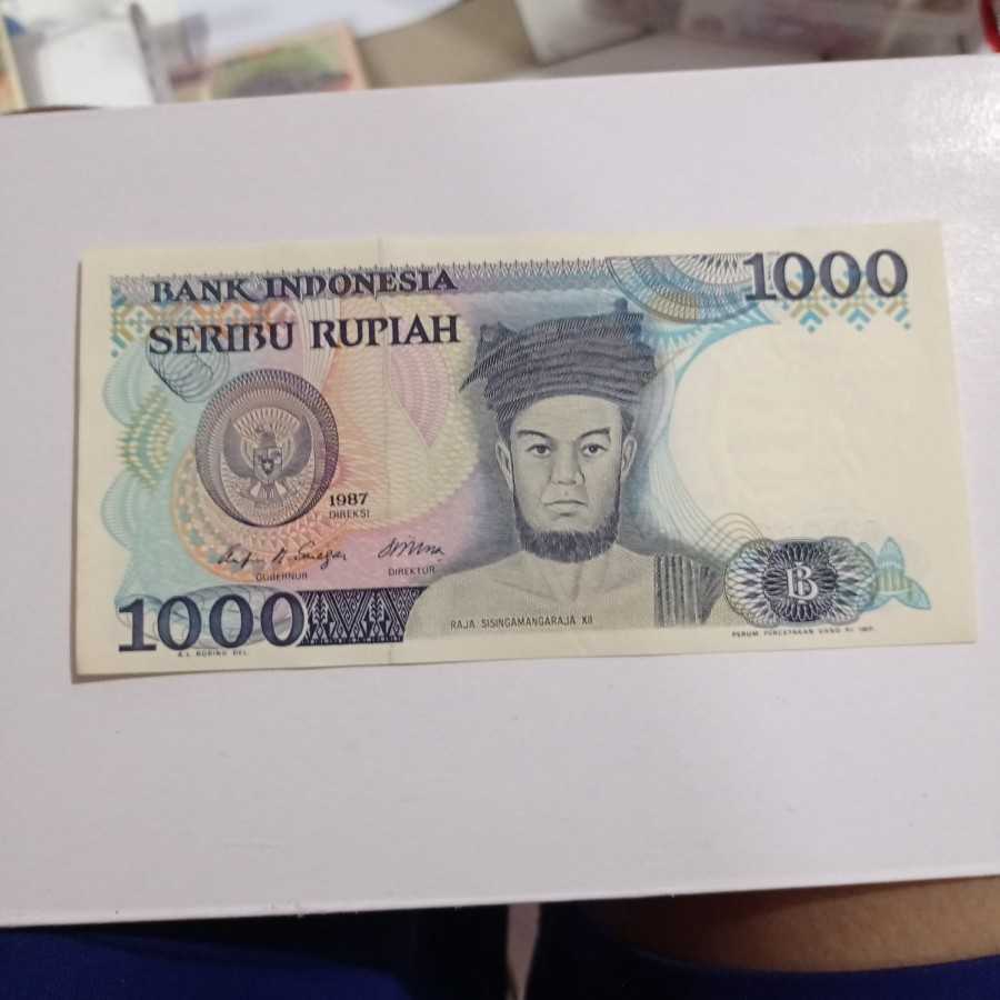 uang kuno 1000 sisingamangaraja unc