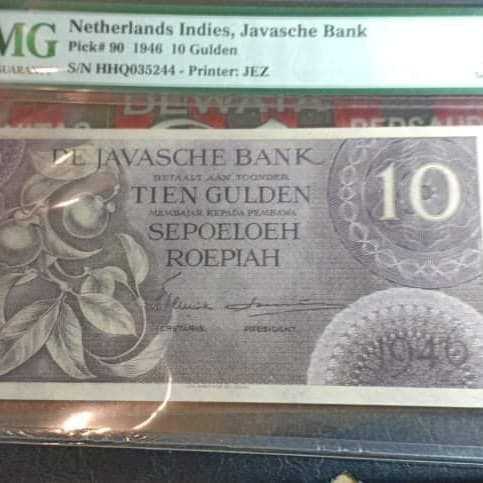 Uang kuno federal 10 Pmg 65 epq