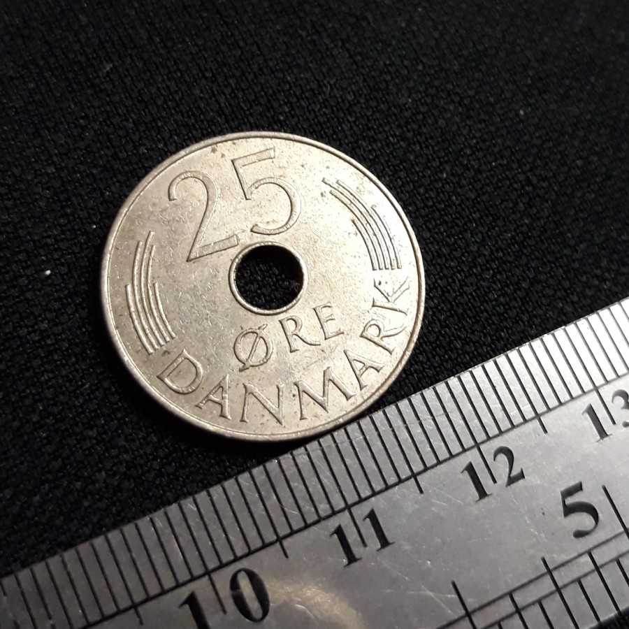 Denmark - 25 Ore 1977 : Koin / Asing / Kuno