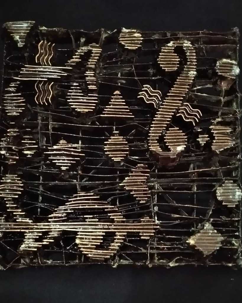 Cap batik lawas tembaga 15x15 cm