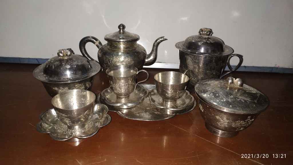 Tea Set Mini Lapis perak