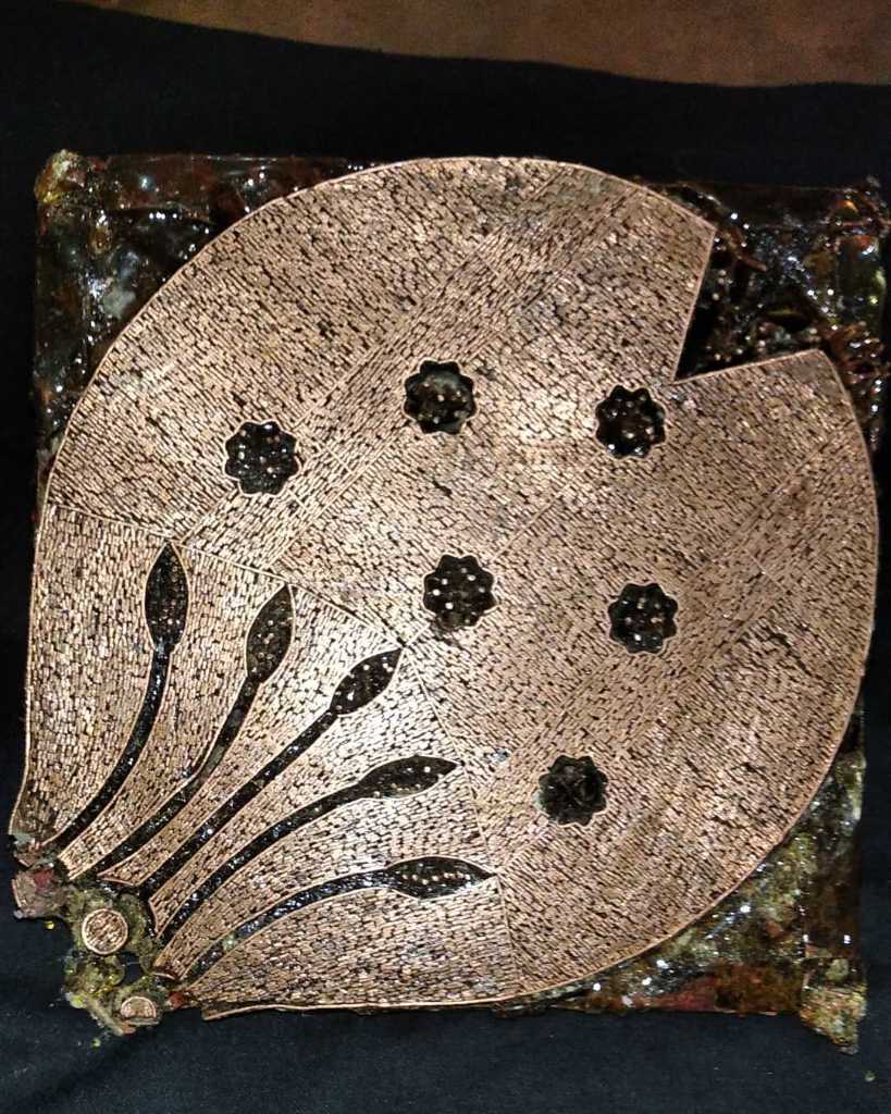 Alat batik cap stamp batik  bahan tembaga tebel