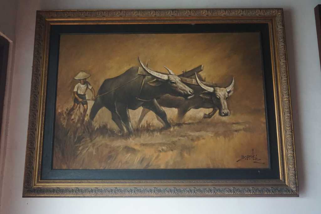 Lukisan 2 Kerbau Karya Basoeki Abdullah