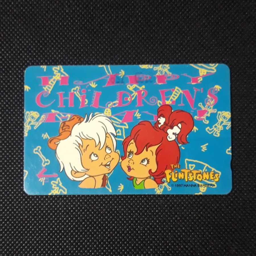 Kartu Telepon Umum Luar : Singapore Telecom SGD 5 - The Flintstones