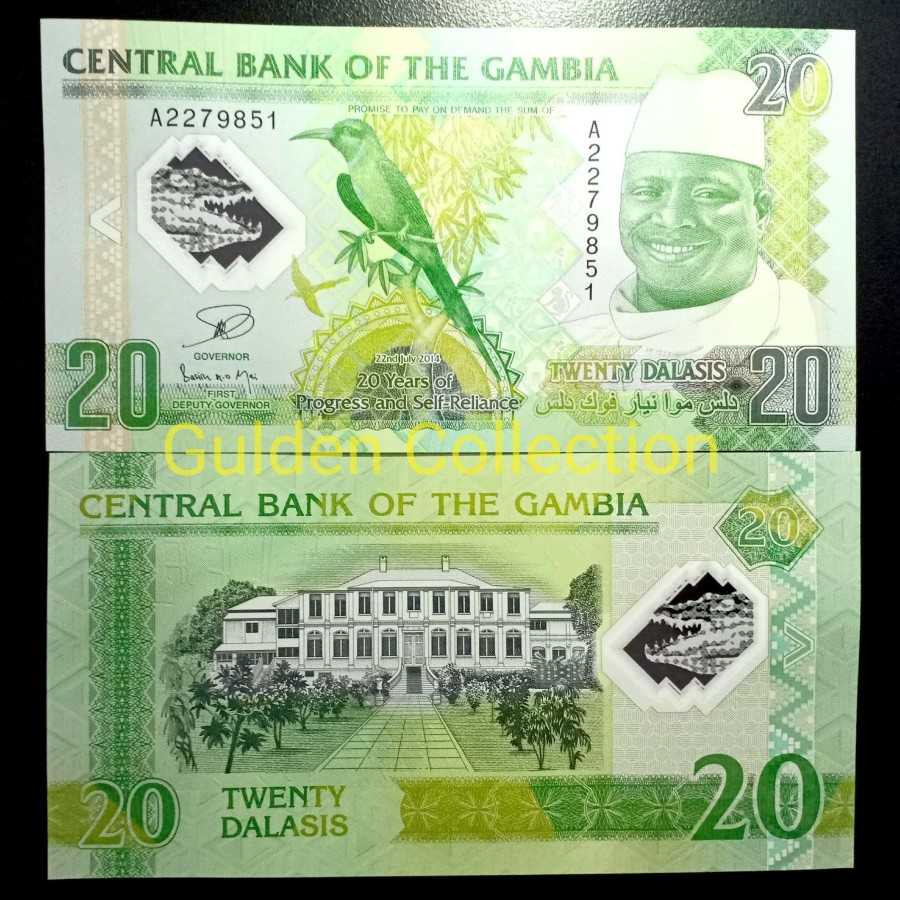 Gambia 20 Dalasis UNC Polimer