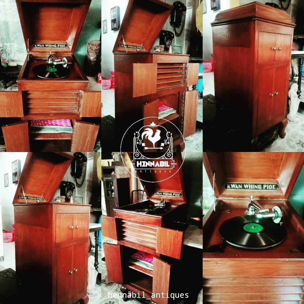 THORENS OLD GRAMAPHONE, CABINET SWISS??1930s