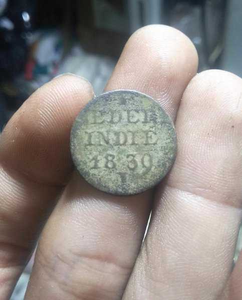 A 2125 Koin Kuno Nederl Indie 1 Cent 1839 Bekas Pakai Sesuai Gambar
