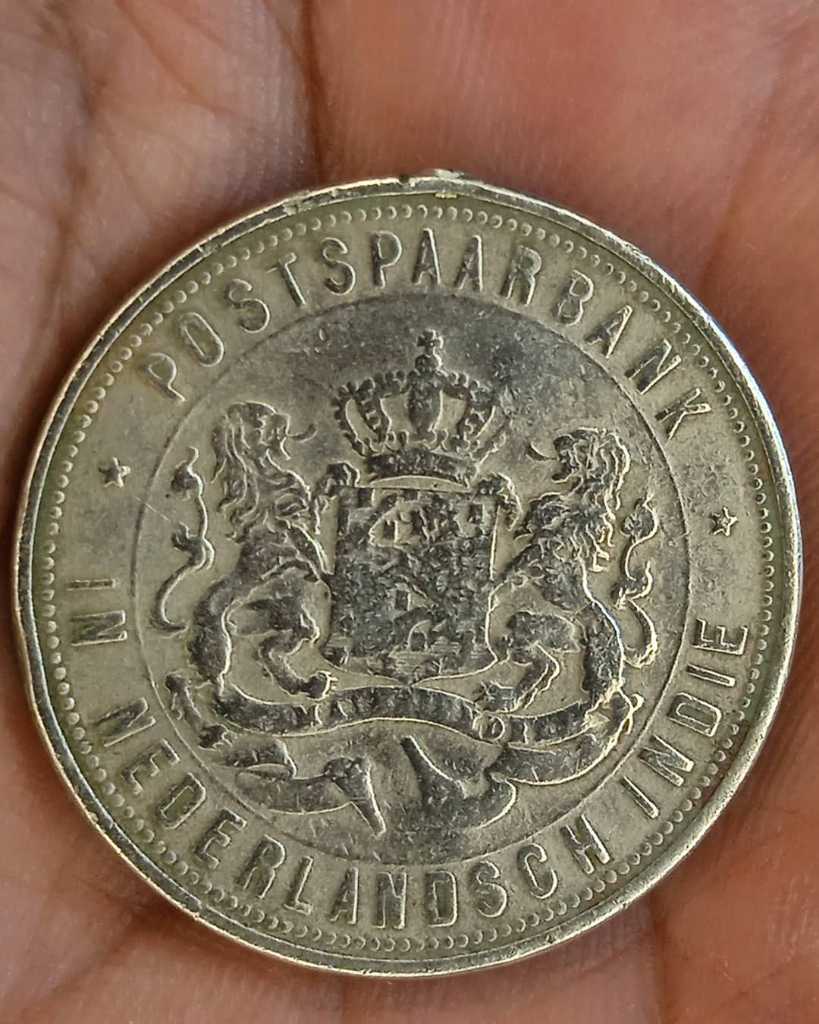 NED INDIE, POSTSPAARBANK TOKEN MEDAL.. RARE!