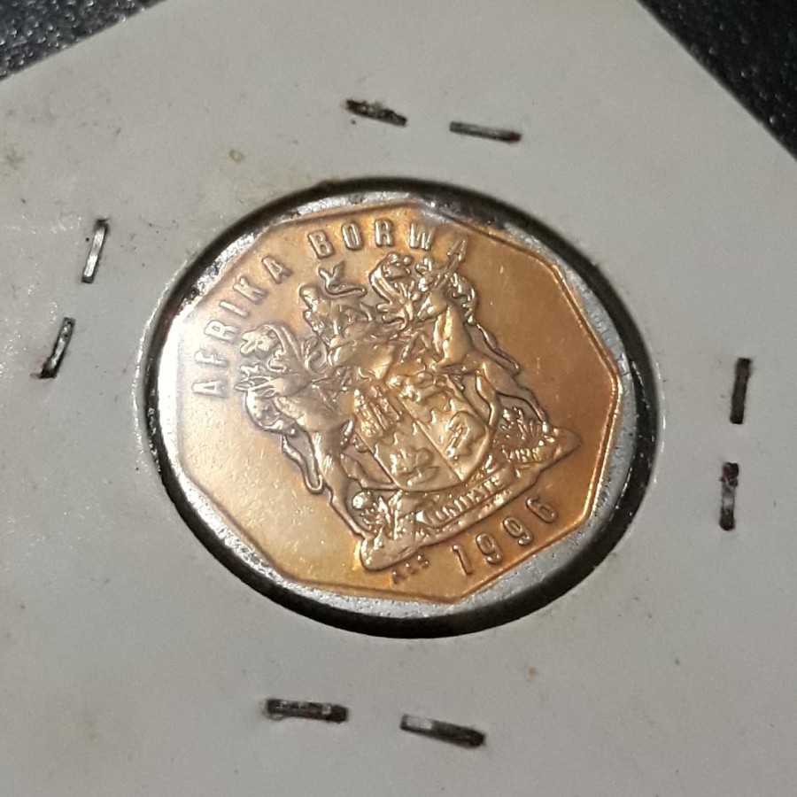 Afrika Selatan ( South Africa ) - 50 Cents 1996 : Koin / Asing / Kuno