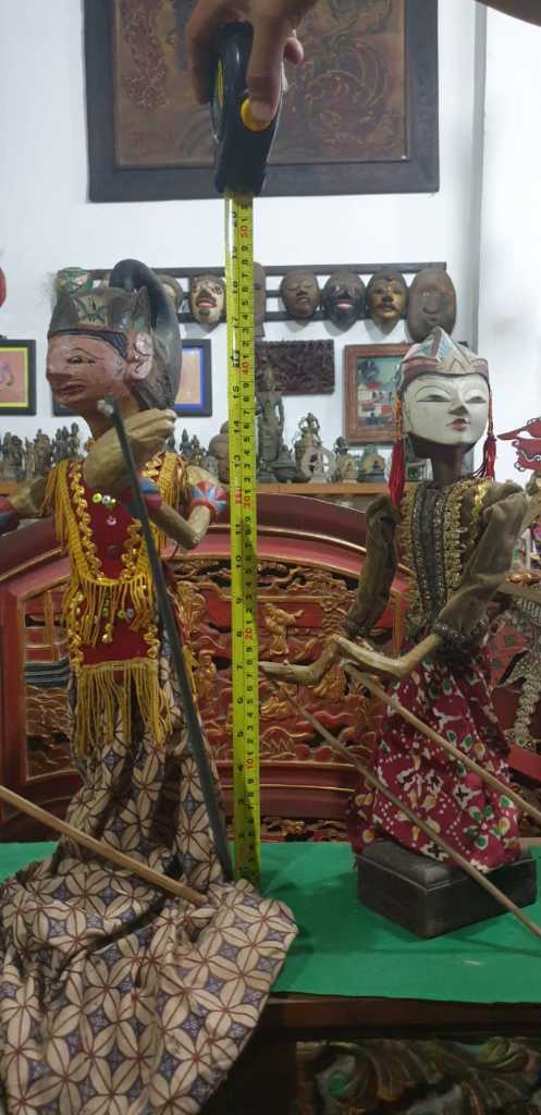 Sepasang Wayang Golek Ksatria PL Jawa Barat