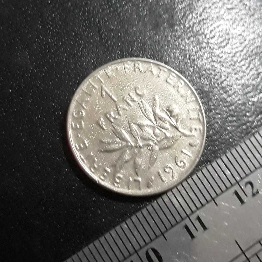 Perancis ( France ) - 1 Franc 1961 : Koin / Asing / Kuno