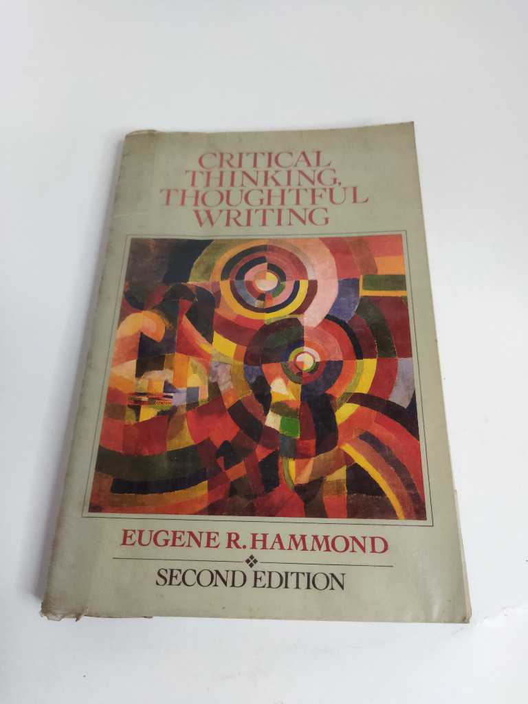 Buku Critical Thinking Thoughful Writing