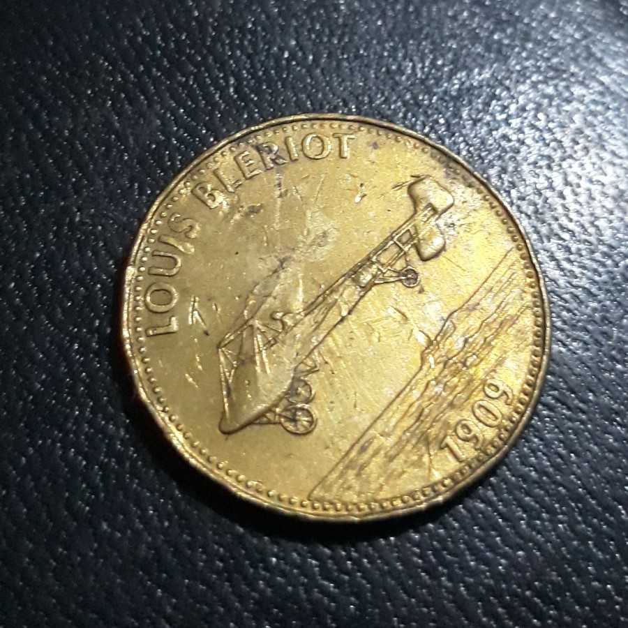 Token / Koin / Souvenir - Shell " LOUIS BLERIOT "