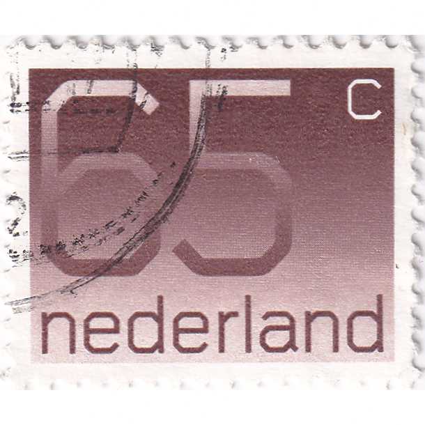 Prangko Netherlands 1986 - Numeral Stamp Used