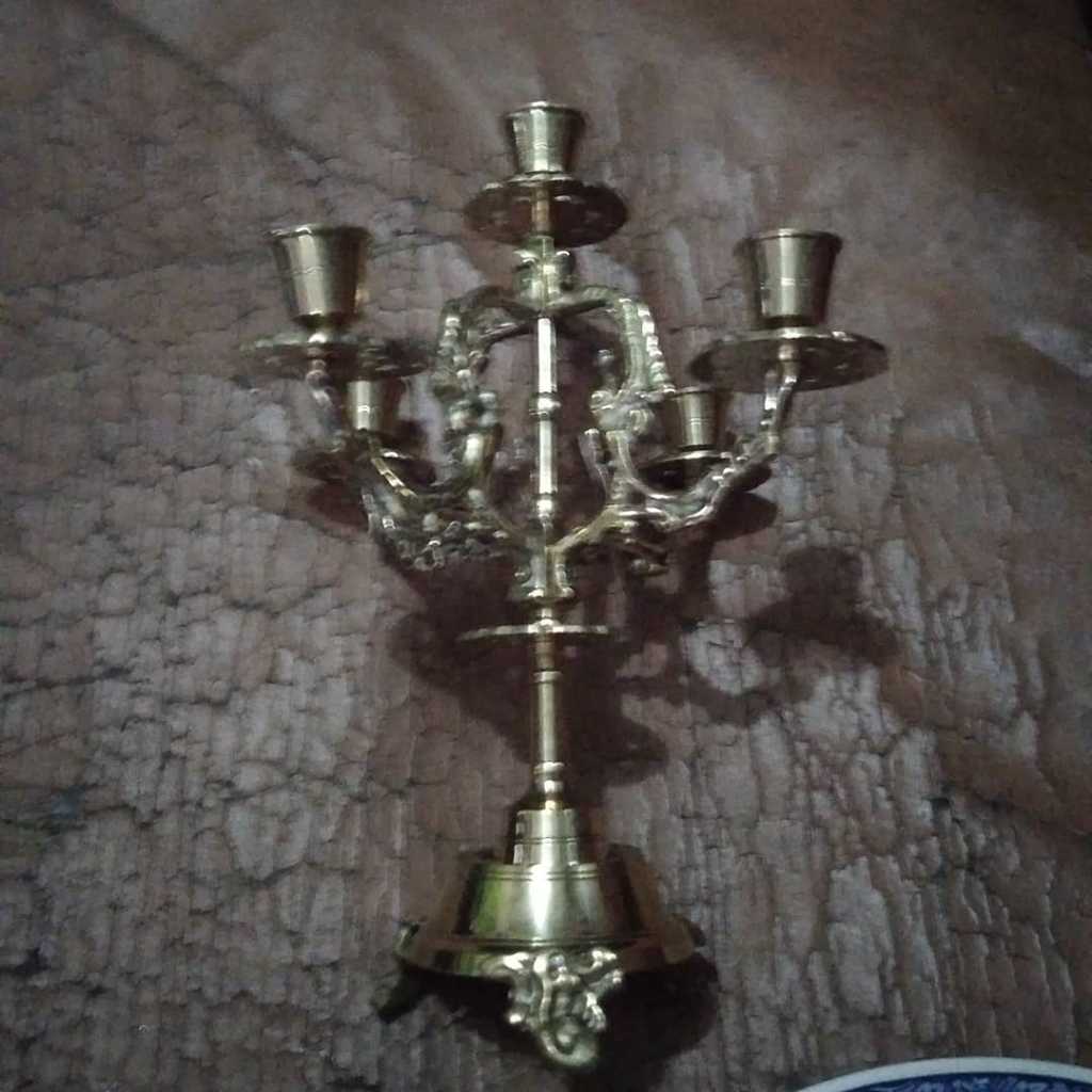 tempat lilin 5 sudut