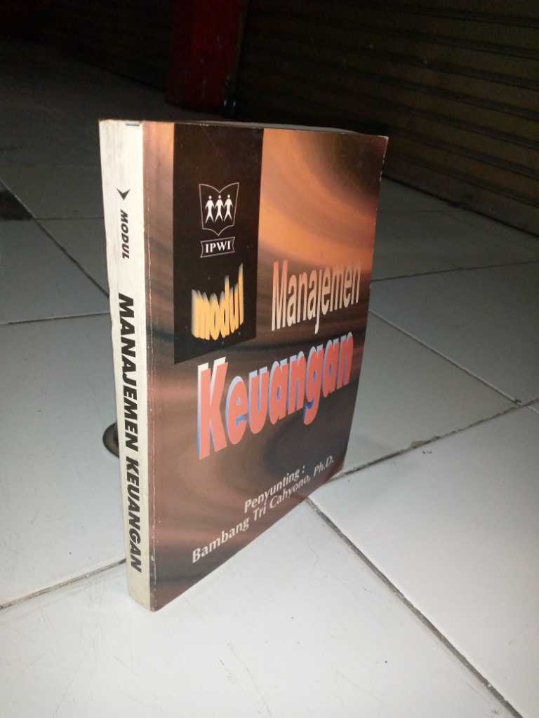 Buku Manajemen Keuangan Penerbit Ipwi Tahun 1996 4042