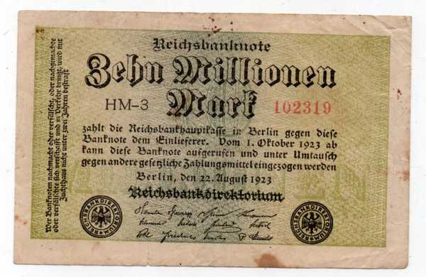 BL 2203 Jerman Lama 10 000 000 Mark tahun 1923 Bekas Pakai Sesuai gambar