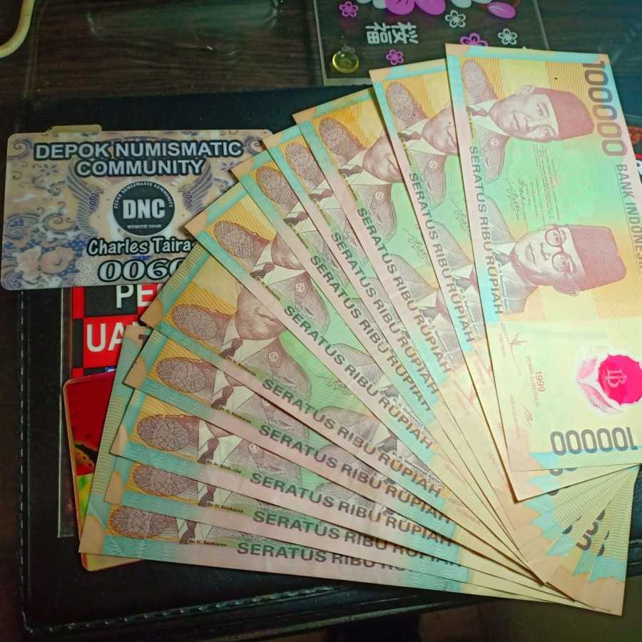 Soetta polymer pecahan 100,000 urut 10 lembar