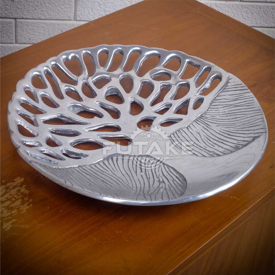 Piring Hias Alumunium