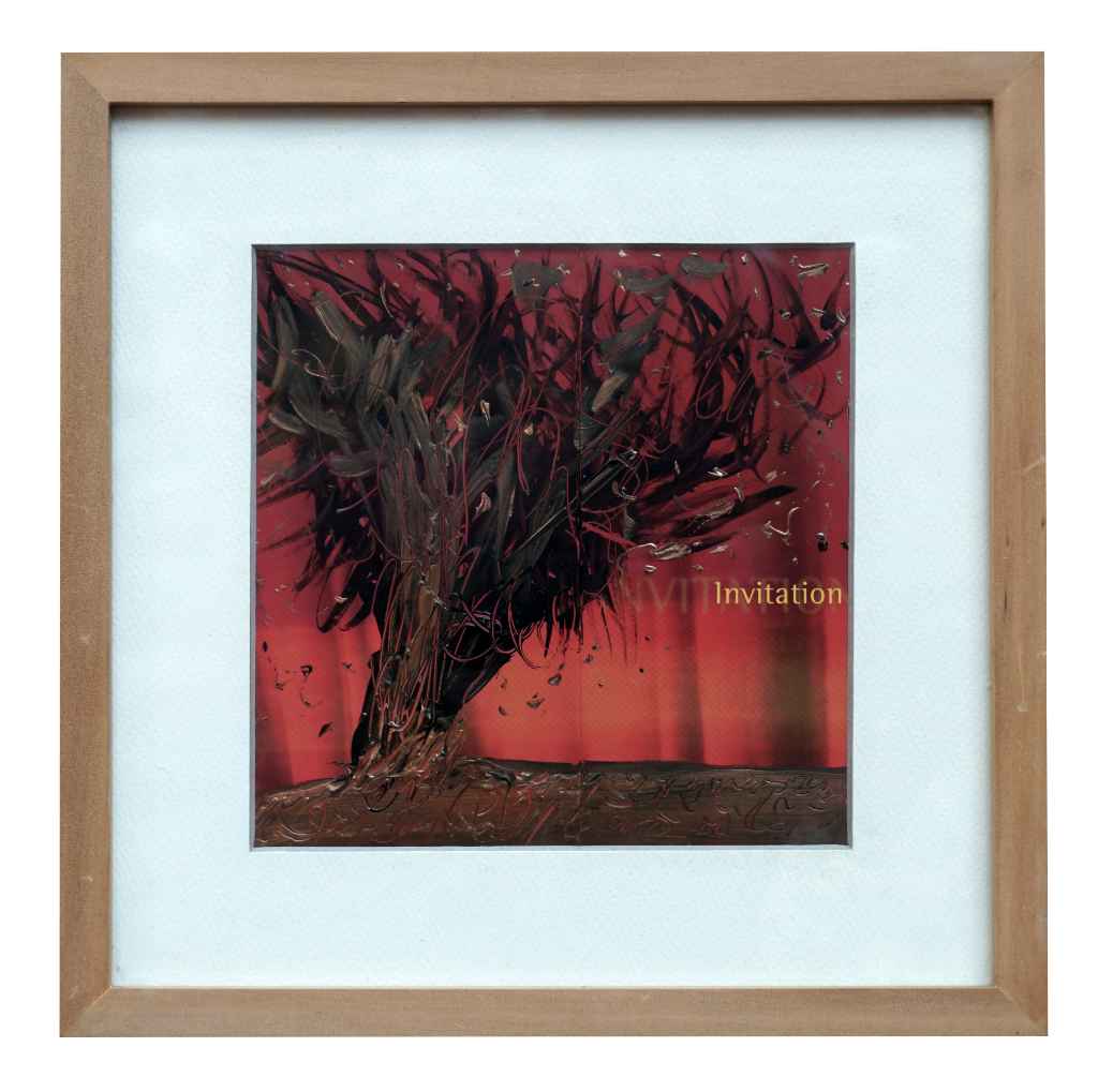 Lukisan Karya Nasirun #3 Uwuh Seni 2010 Invitation Card [A017]