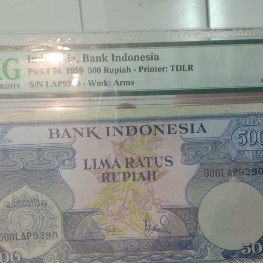 1959 Rp 500 Pmg 53