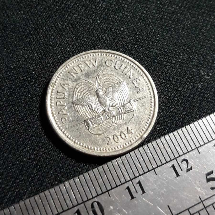 Papua Nugini ( Papua New Guinea ) - 10 Toea 2004 : Koin / Asing / Kuno