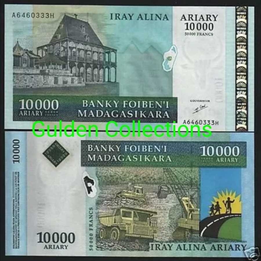 Madagascar 10000 Aryary Madagaskar UNC
