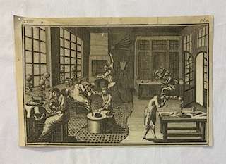 Lithograph Estimasi tahun 1750