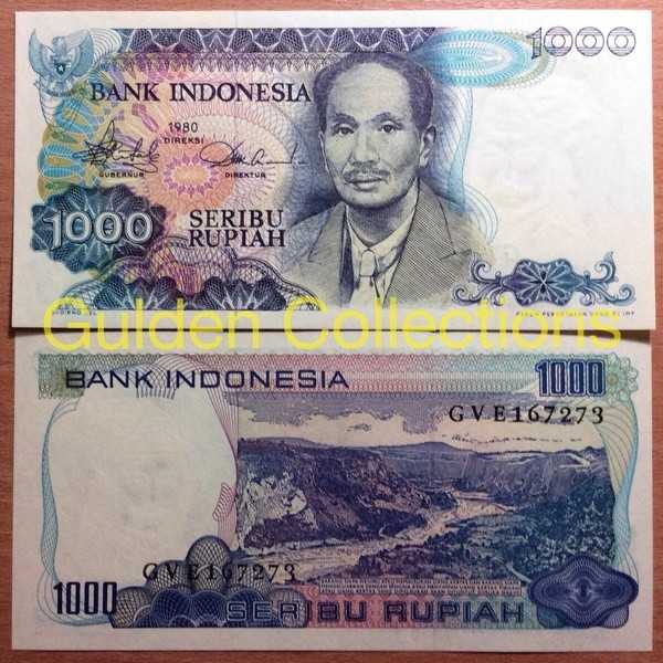 Uang Kuno 1000 Rupiah Tahun 1980 Dr Soetomo