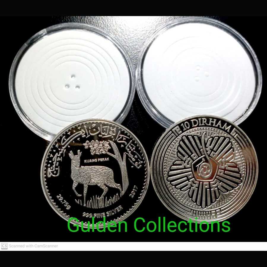 KOIN 10 DIRHAM KIJANG PERAK SILVER MAHAR PERNIKAHAN KOLEKSI ISLAMIC