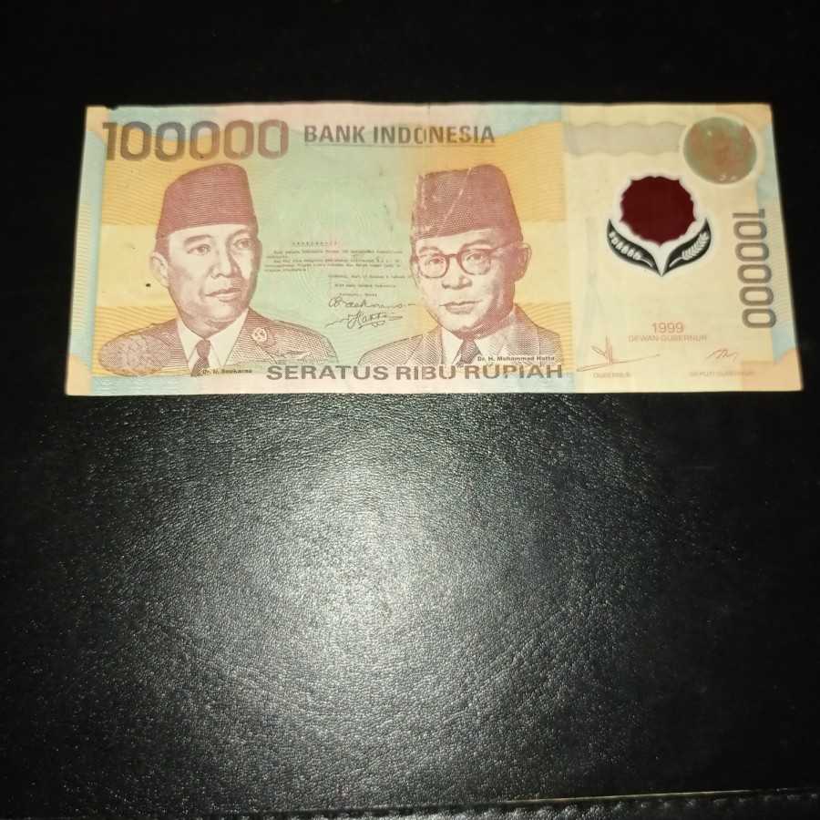 uang kuno 100000 polymer layak koleksi