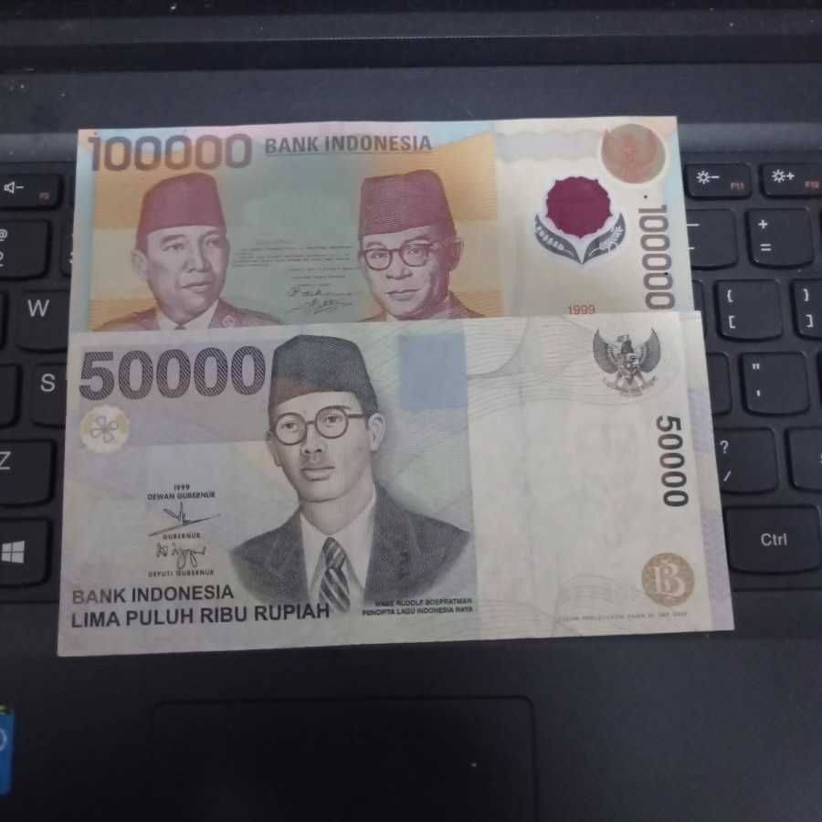 set uang kuno tahun 1999 ekonomis