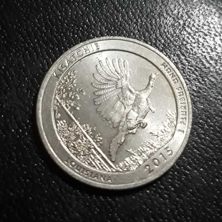 Amerika ( United States ) - 25 Cents 2015 D " LOUISIANA " : Koin