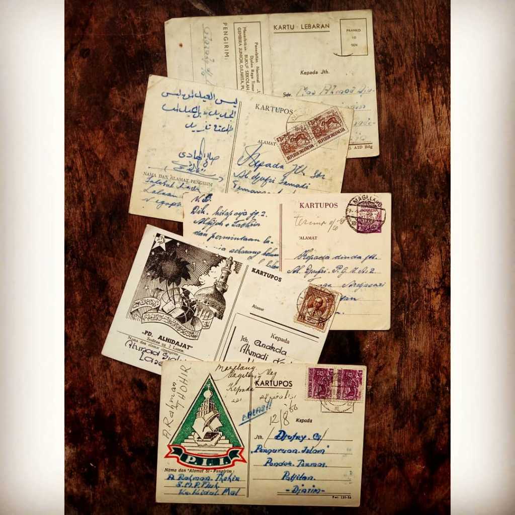 Kartu Ucapan Hari Raya  tahun 1950-an