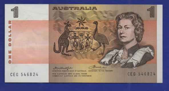 Australia 1 Dollar (1976) Knight/Wheeler