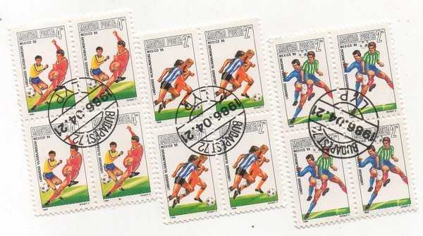 BL3627 Set 3 Jenis Prangko Asing Blok 4 Seri Olahraga total 12 Pcs Asli Ready