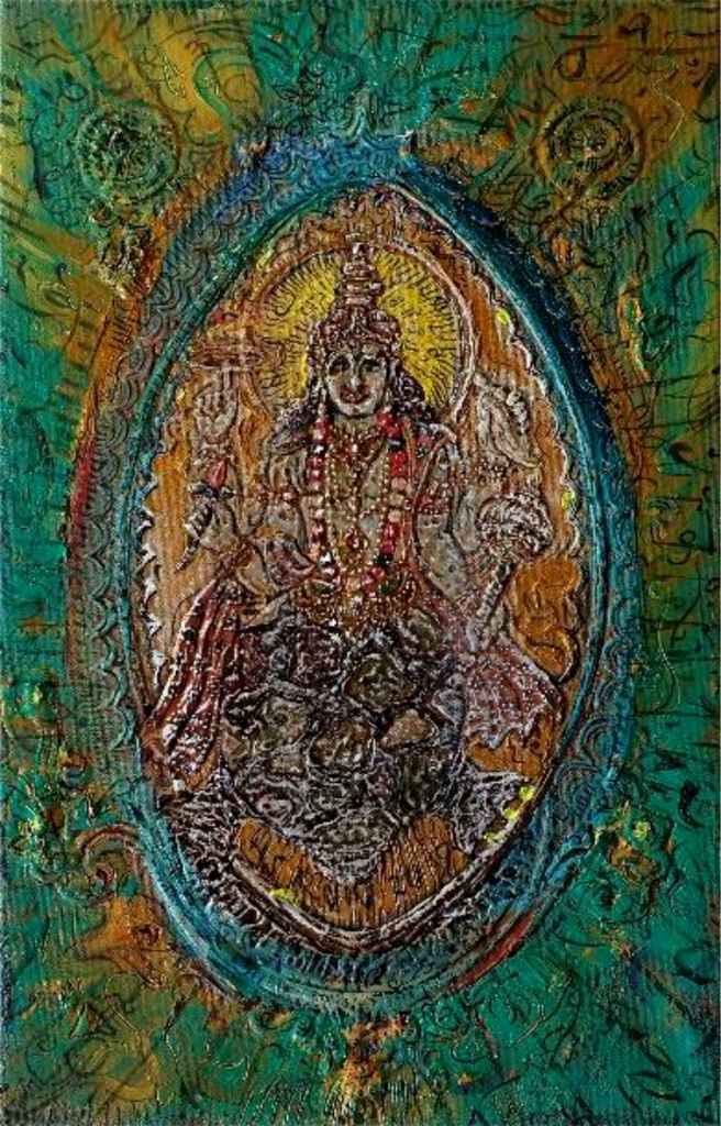 Lukisan Karya Nasirun #5 Carangan 2019 on Canvas [A024]