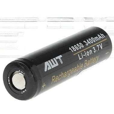 Baterai AWT 18650 3400mah Batre Recharge 3.7V