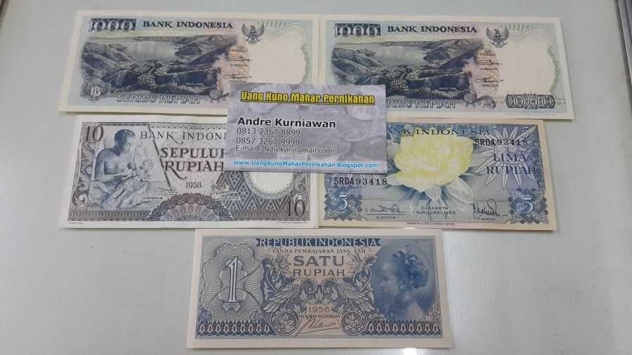 Paket 2016 uang kuno mahar pernikahan