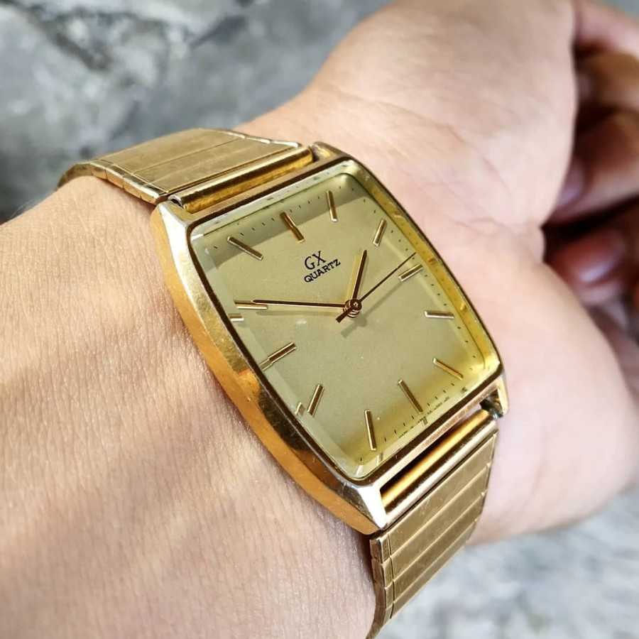Jam Tangan Vintage GX Quartz Dress Watch Japan