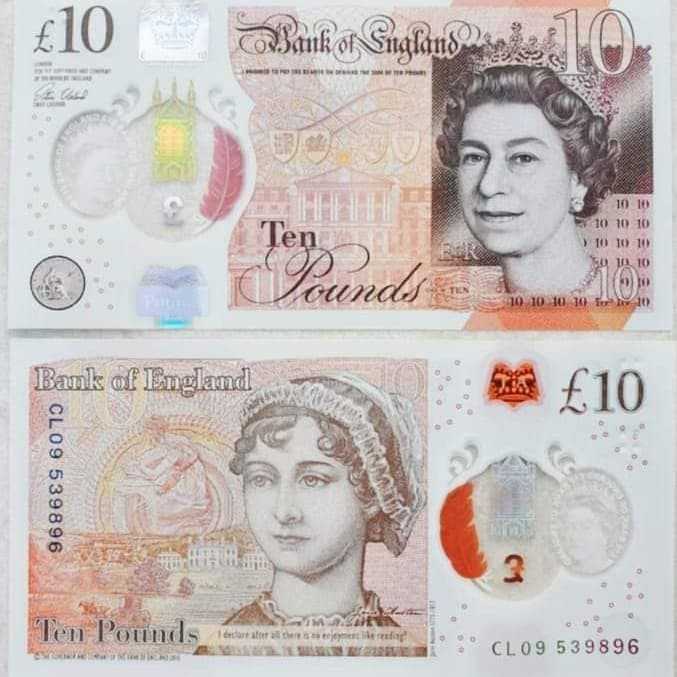 Bank of England 10 Pounds POLYMER