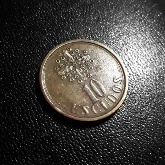 Portugal - 10 escudos 1987 : Koin / Asing / Uang Kuno