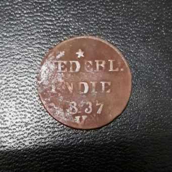 Hindia Belanda ( Netherlands East Indies ) - 1 Cent 1837 V : Koin