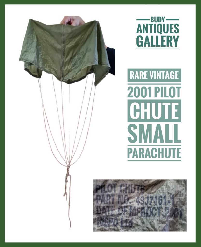 Rare 2001 Pilot Chute Small Parachute